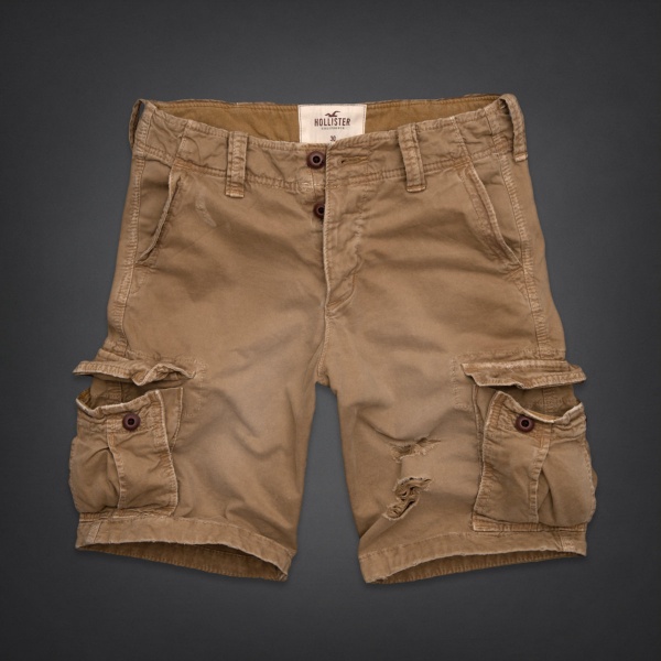 Abercrombie Fitch Hombres Cargo Patalón Corto AF7566